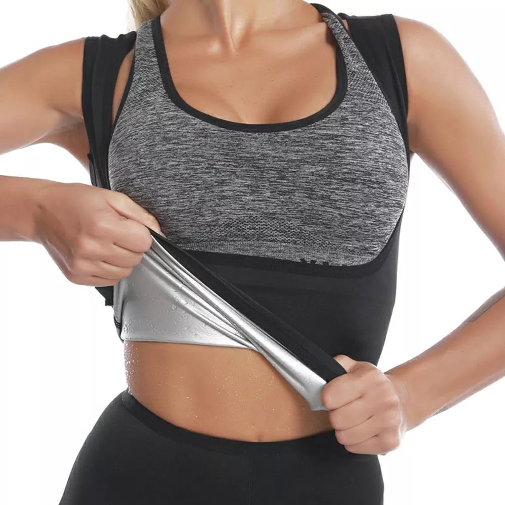 Kadınlar İçin Moda Yağ Yakma Zayıflama Sauna Takım Elbise